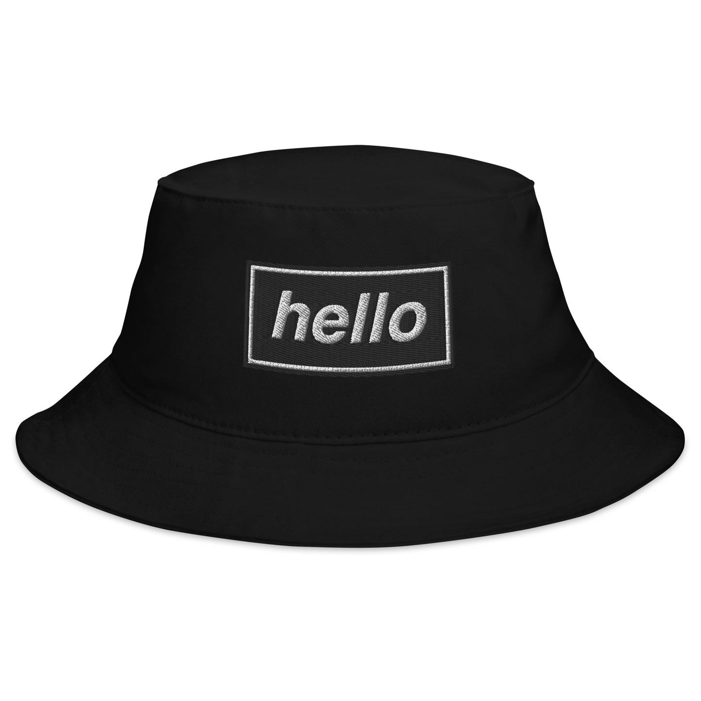 Hello Oasis Bucket Hat in black for the Live in '25 Concert Tour with Noel and Liam Gallagher
