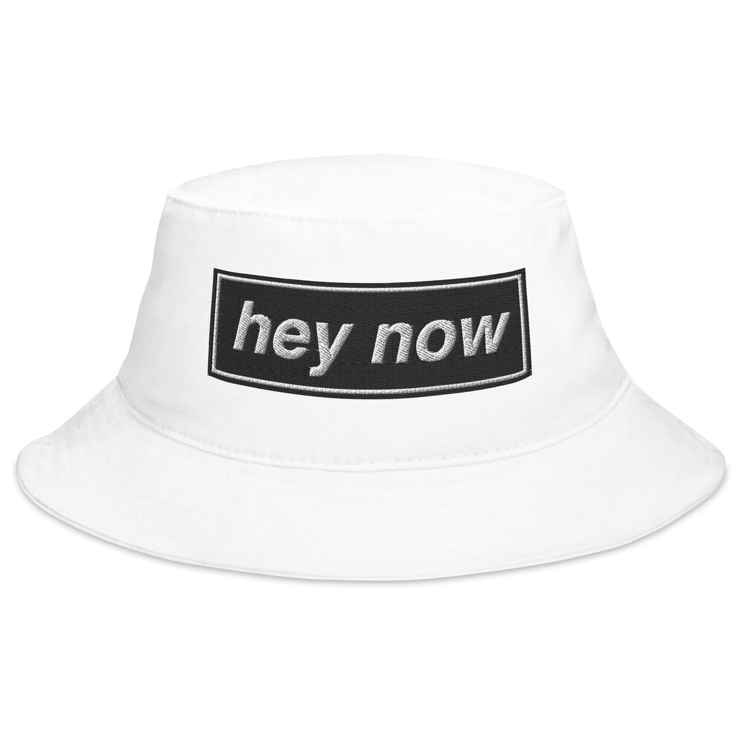 Hey now Oasis Bucket Hat in white for the Live In '25 Concert with Noel and Liam Gallagher