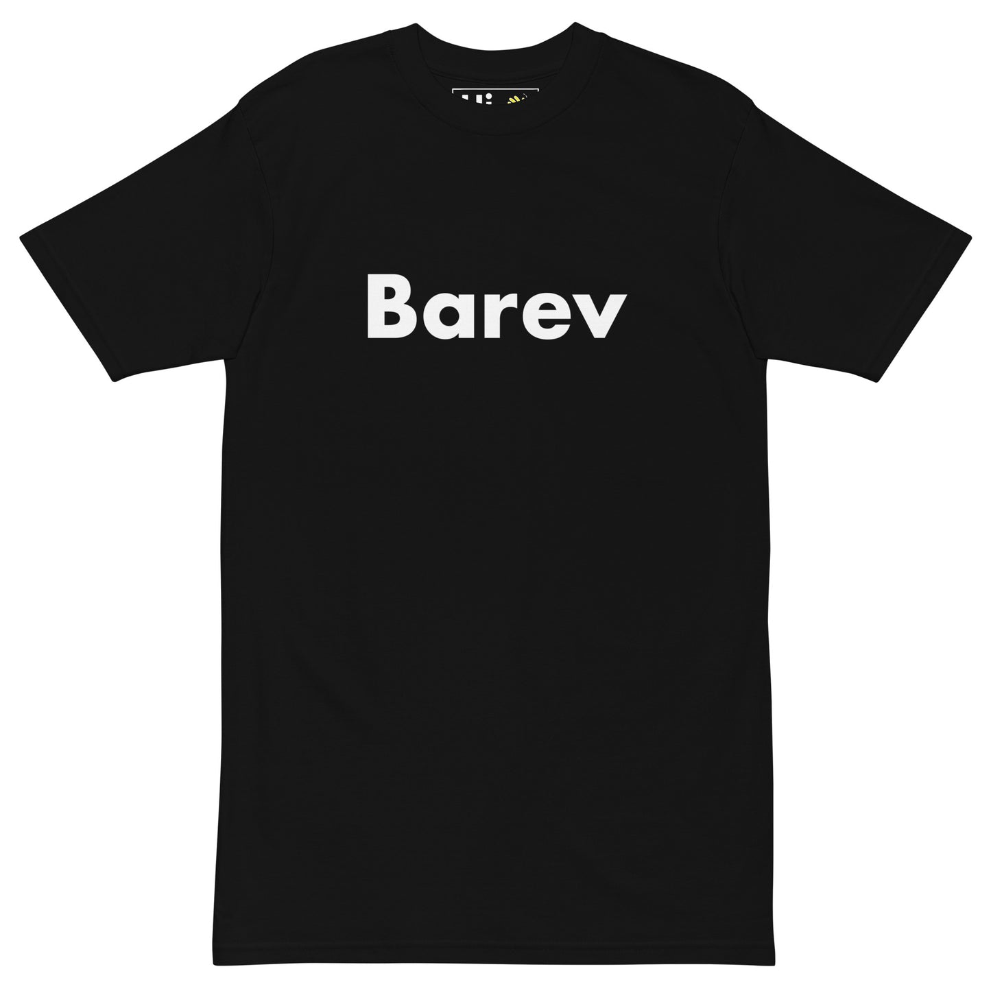 Hi Barev Armenian Greeting t shirt in black