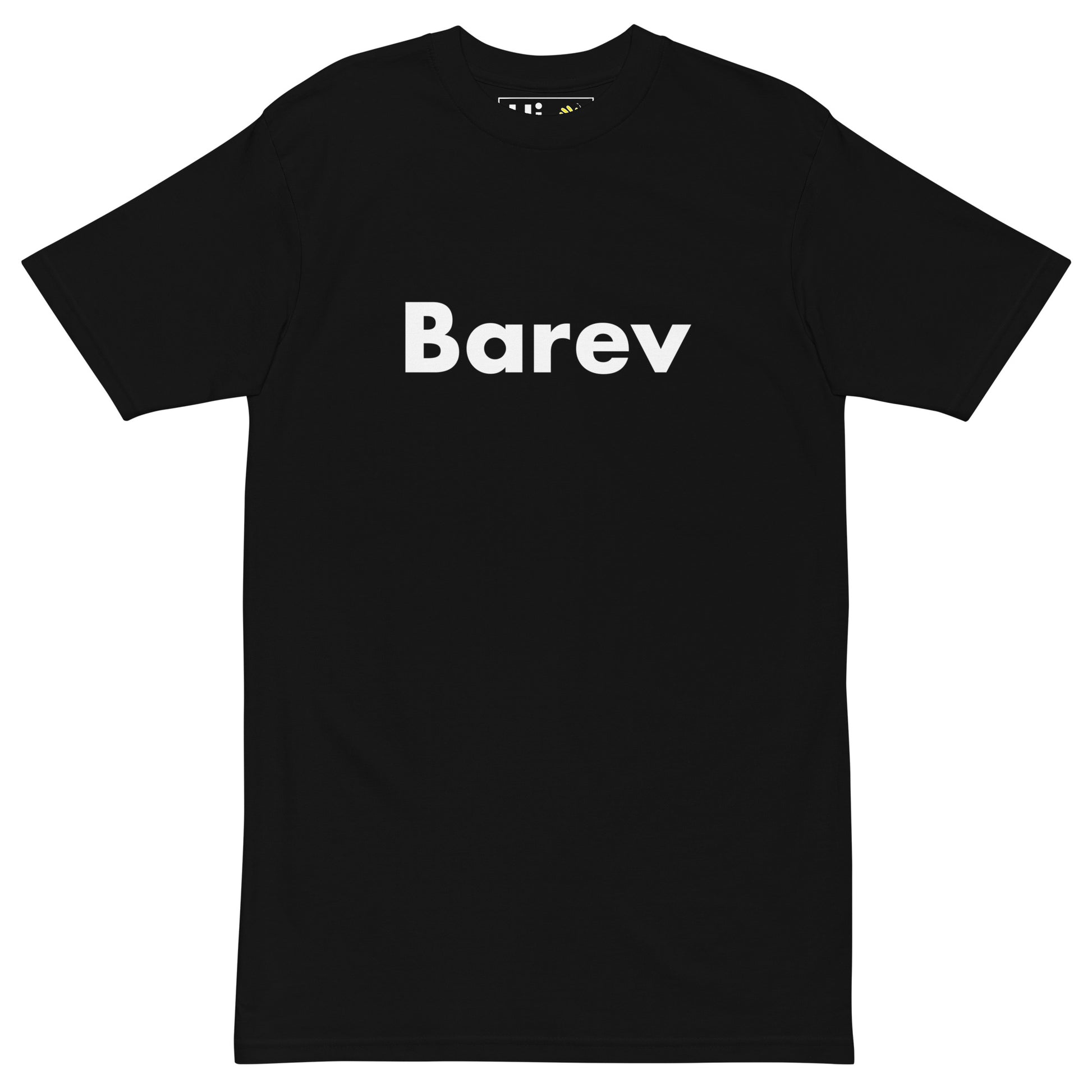 Hi Barev Armenian Greeting t shirt in black