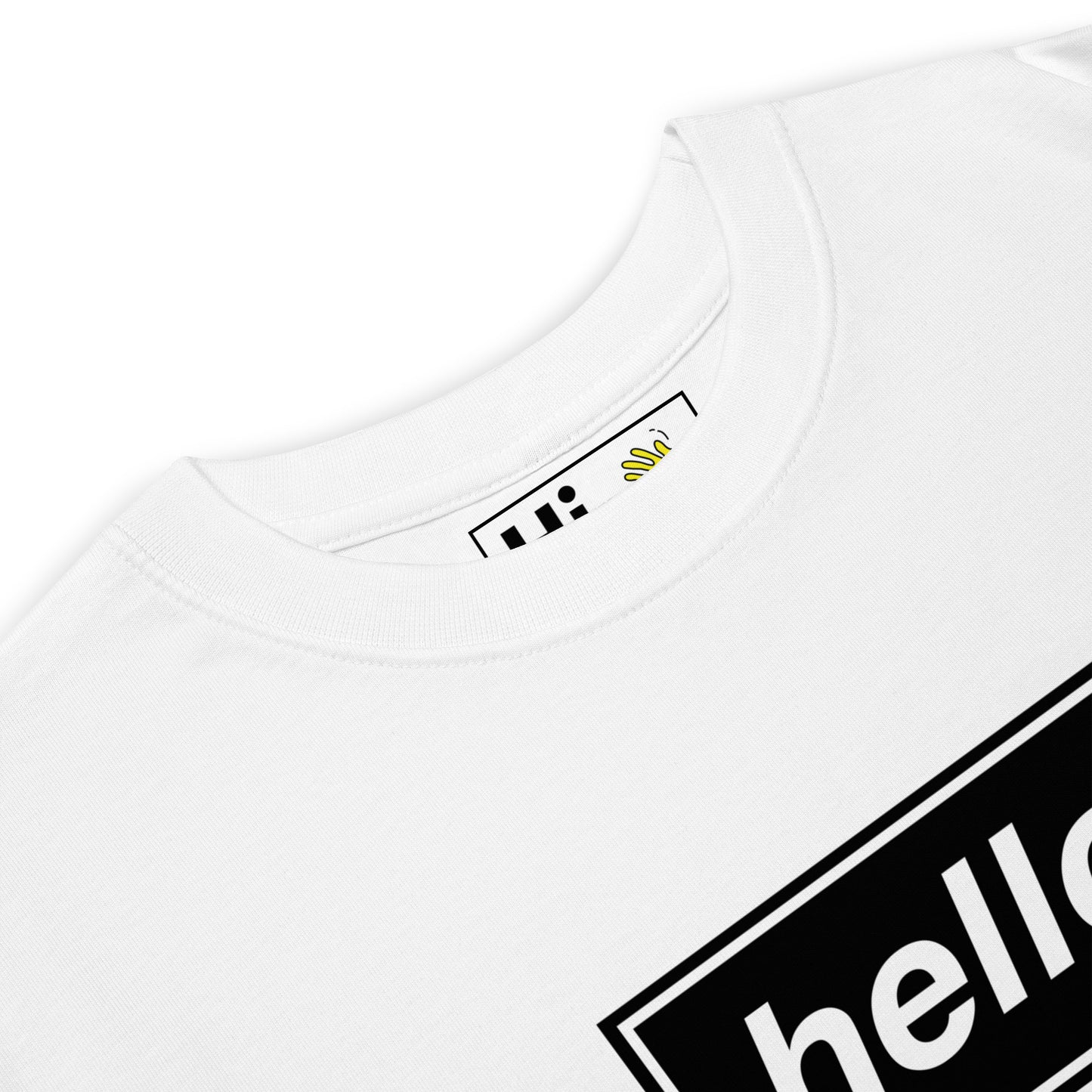 Hi Hello Oasis Live in 25 Greet Me At The Concert Decca Logo Tee Shirt in white front