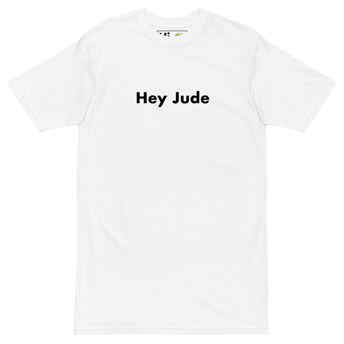 Hi Hey Jude The Beatles Greet Tee shirt in white