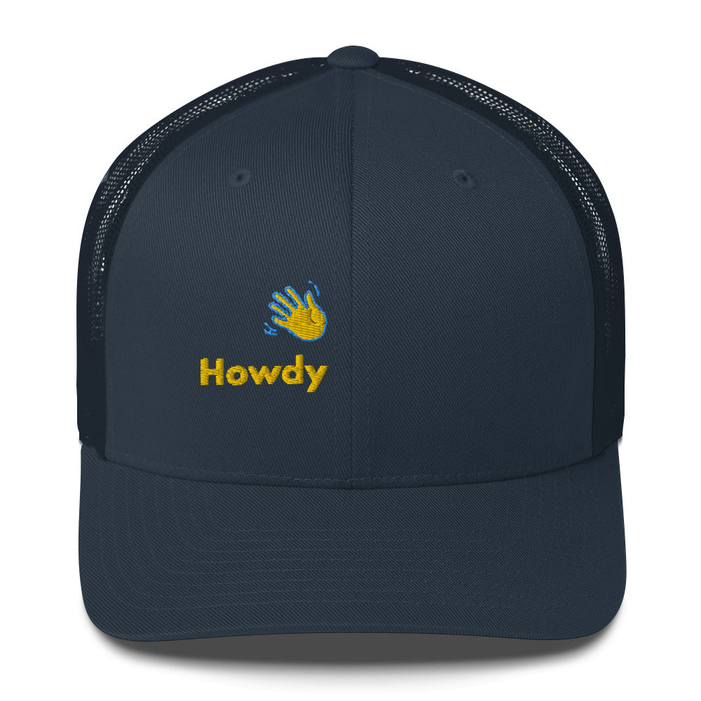 Happy Interactions Hi ๐ Howdy Trucker Hat