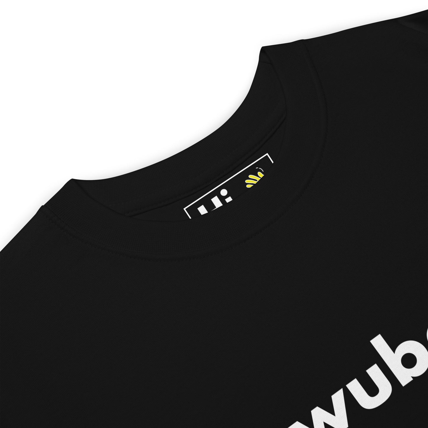Hi Sawubona Zulu Greeting T shirt in black front detail