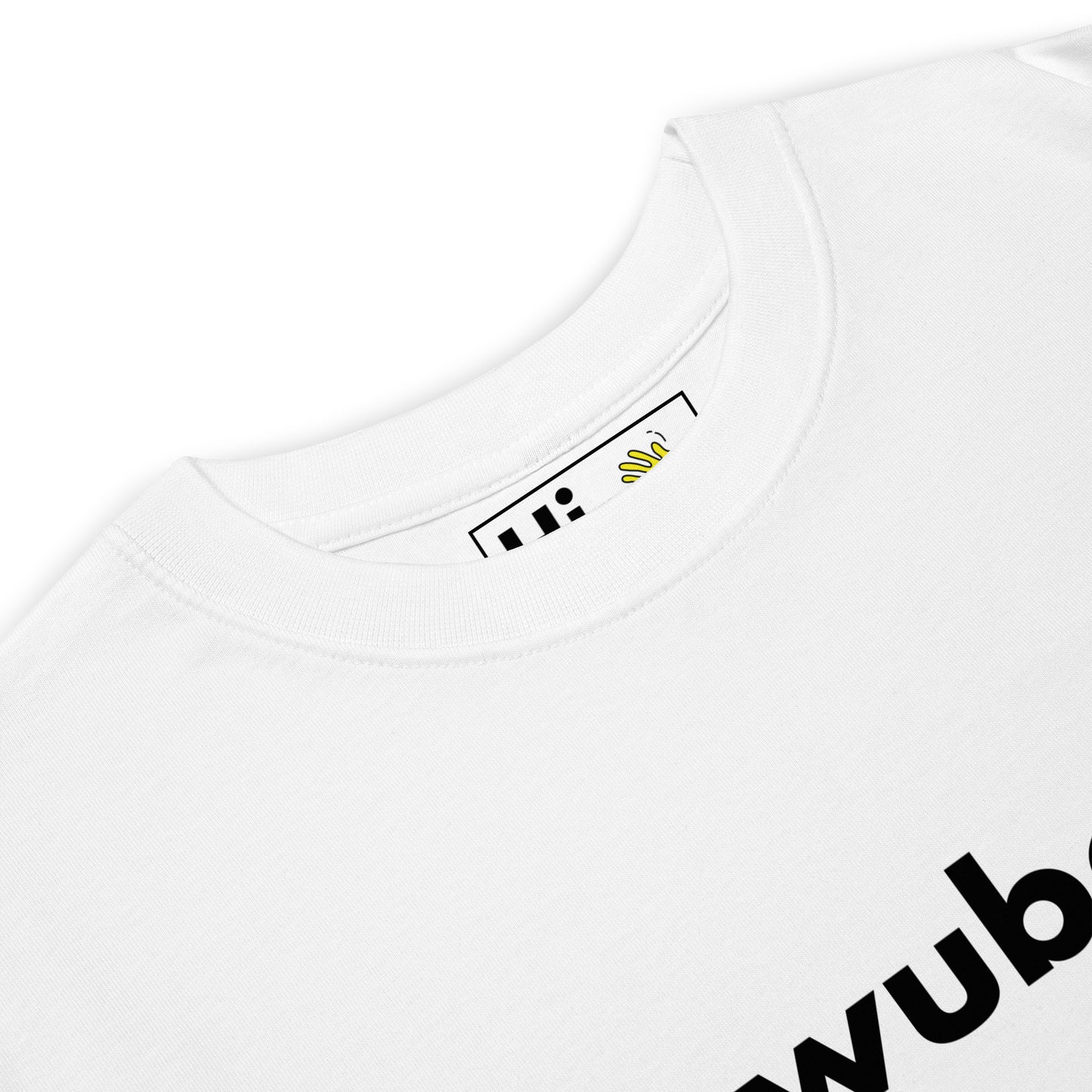 Hi Sawubona Zulu Greeting T shirt in white front detail