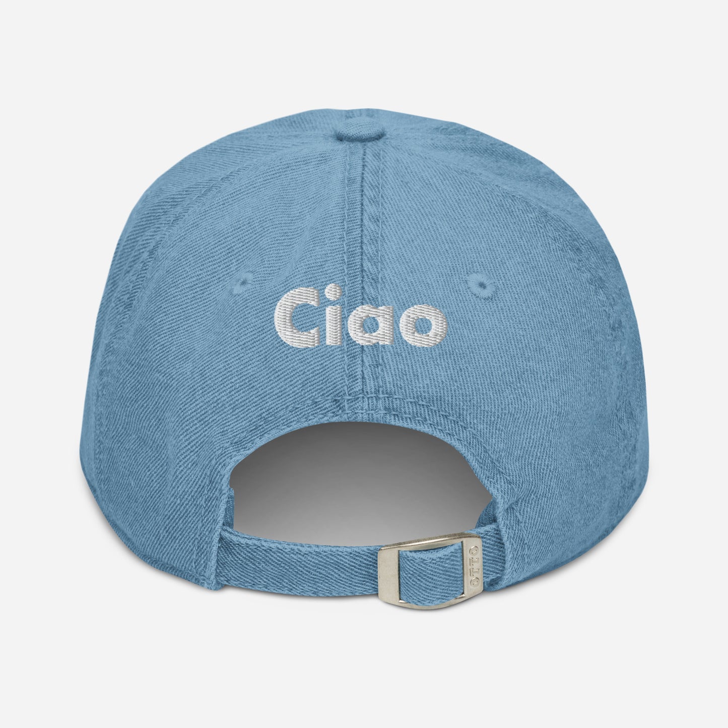 Hi Ciao Denim hat back