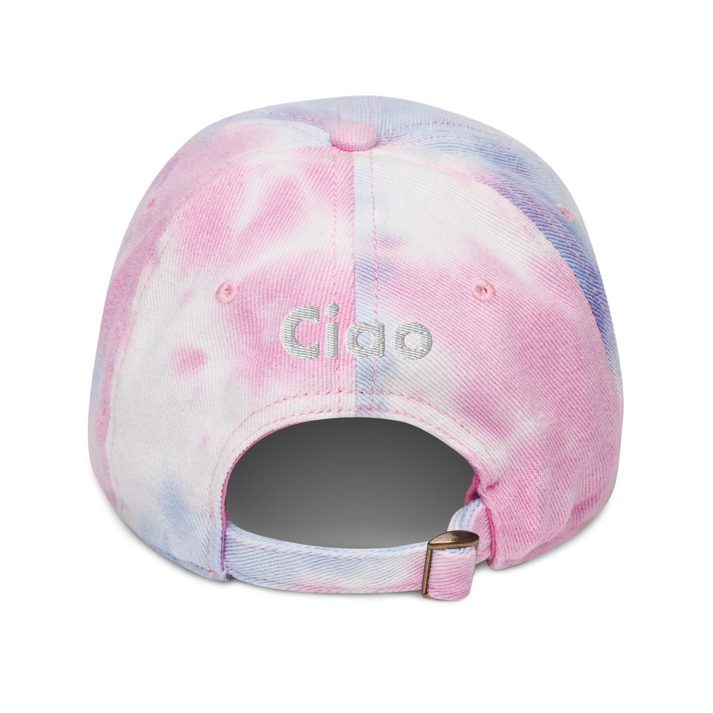 Hi Ciao Tie Dye Cotton Candy Hat back