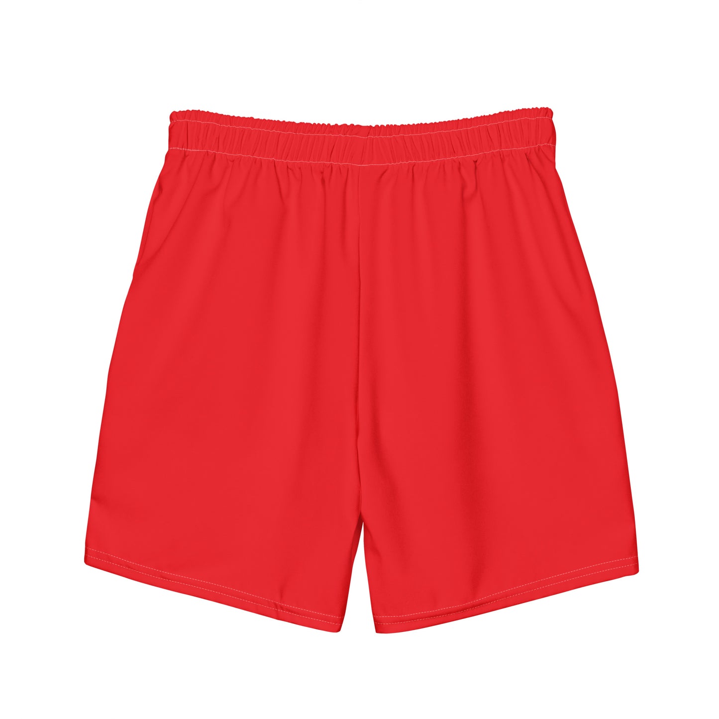 Hi Swimsuit Trunks in Red back plain
