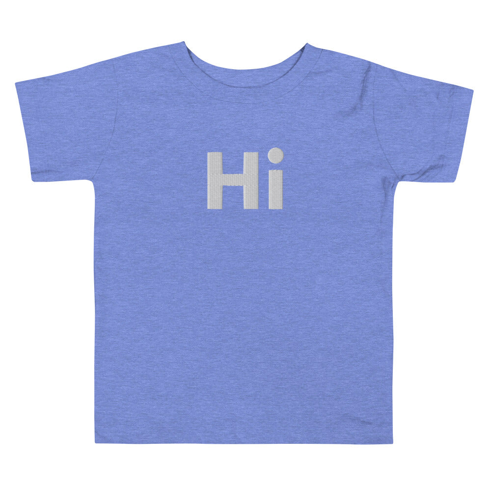 Hi Toddler Tee Shirt in Purple