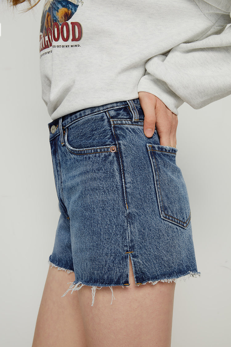 High Rise Denim Shorts HJ167 [FINAL SALE]