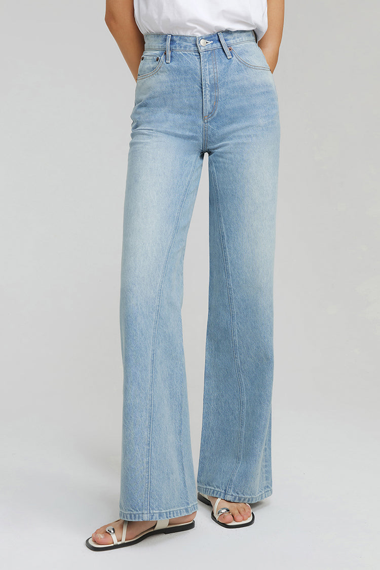 Angeles High Rise Baggy Jeans HJ103