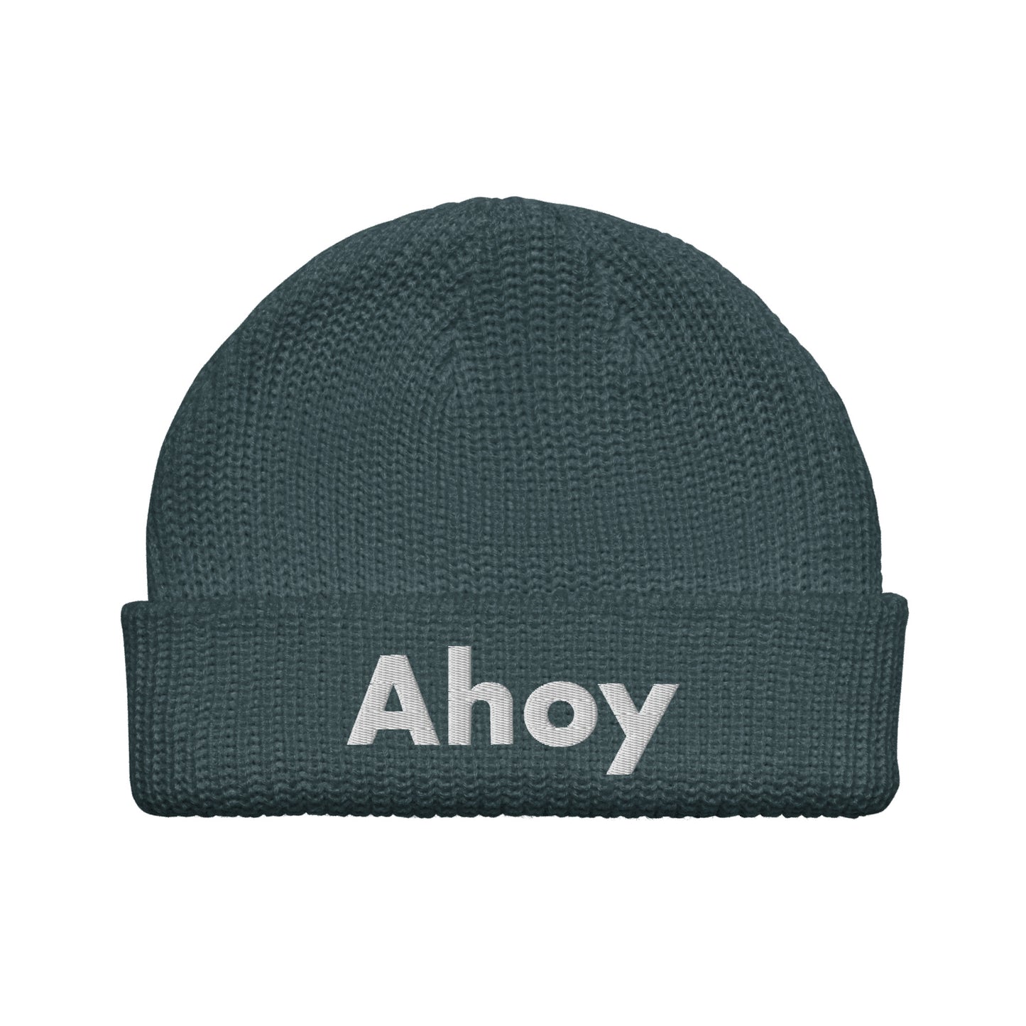 Ahoy Fisherman Beanie Blue