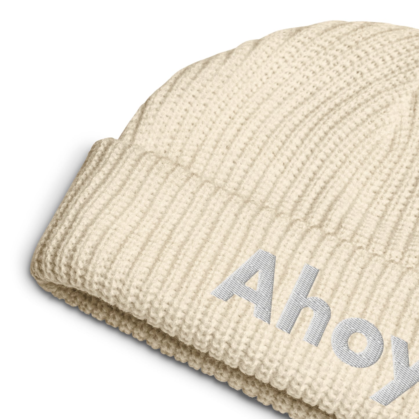 Ahoy Fisherman Beanie white ecru