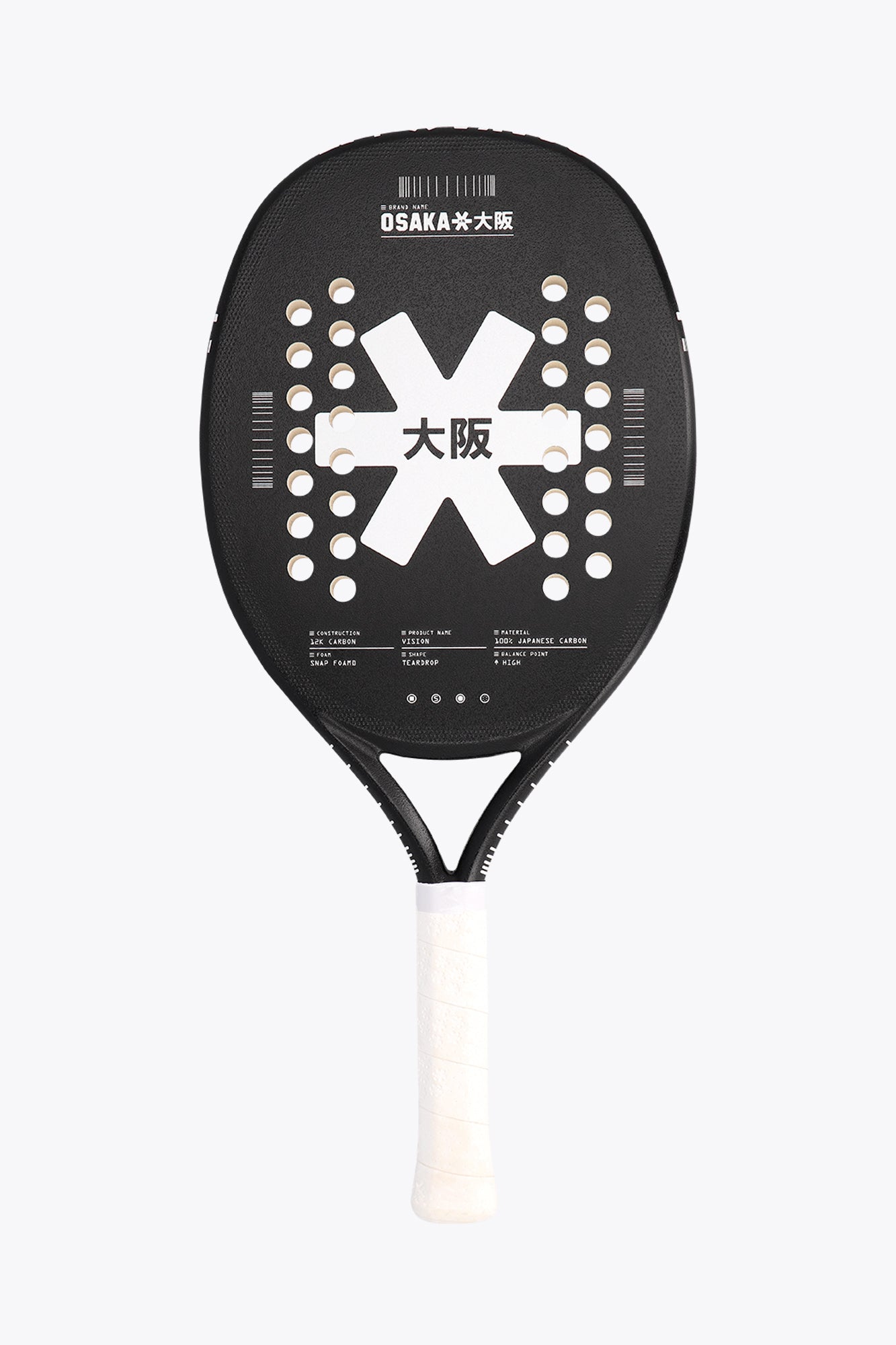 Osaka Beach Tennis Racket - Vision | White