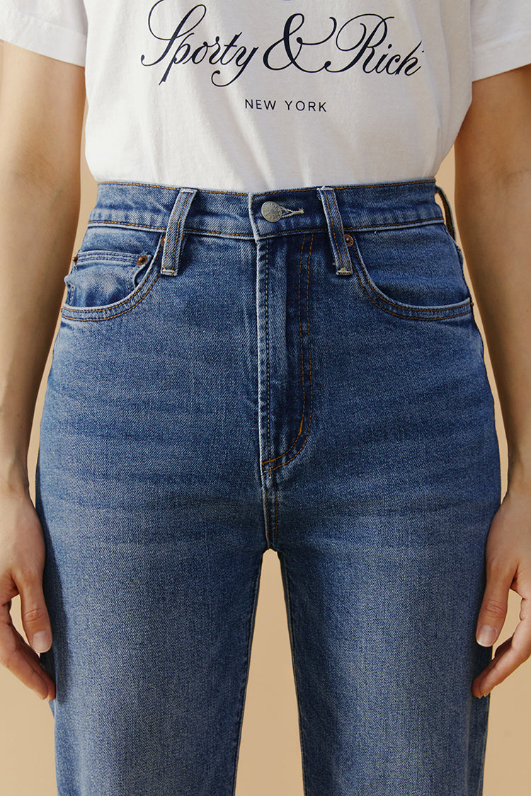 Chelsea High Rise Straight Crop Jeans HJ005