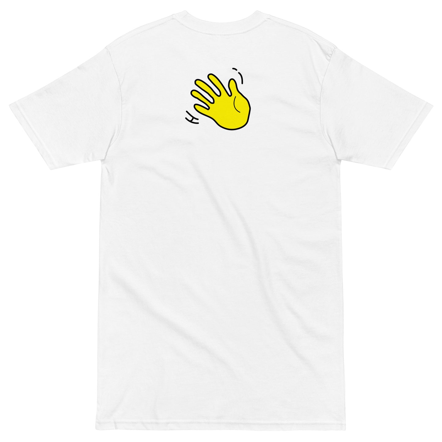 Hello Dolly Hi Tee Shirt back Hi logo white