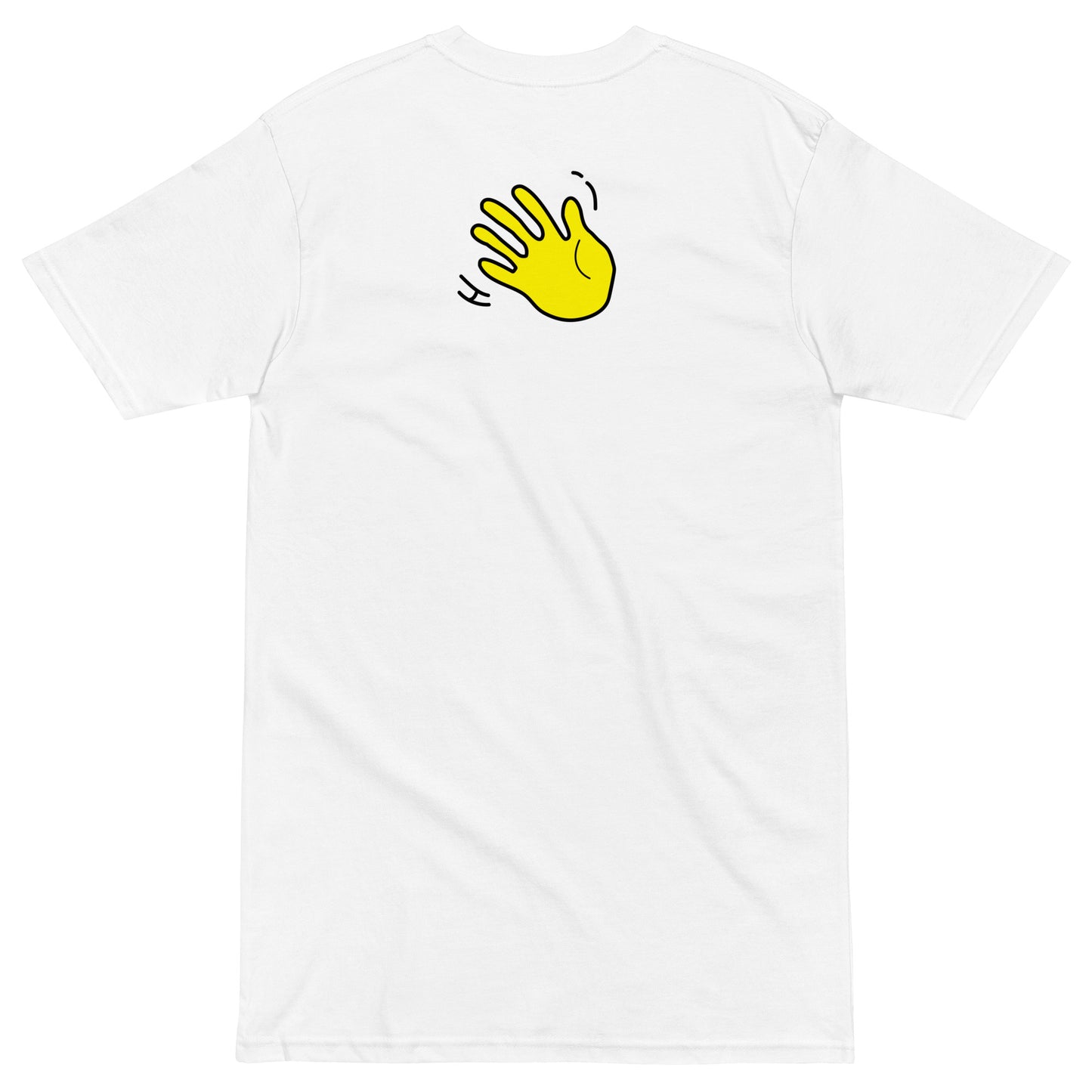 Hey Soul Sister Hi tee white back Hi logo