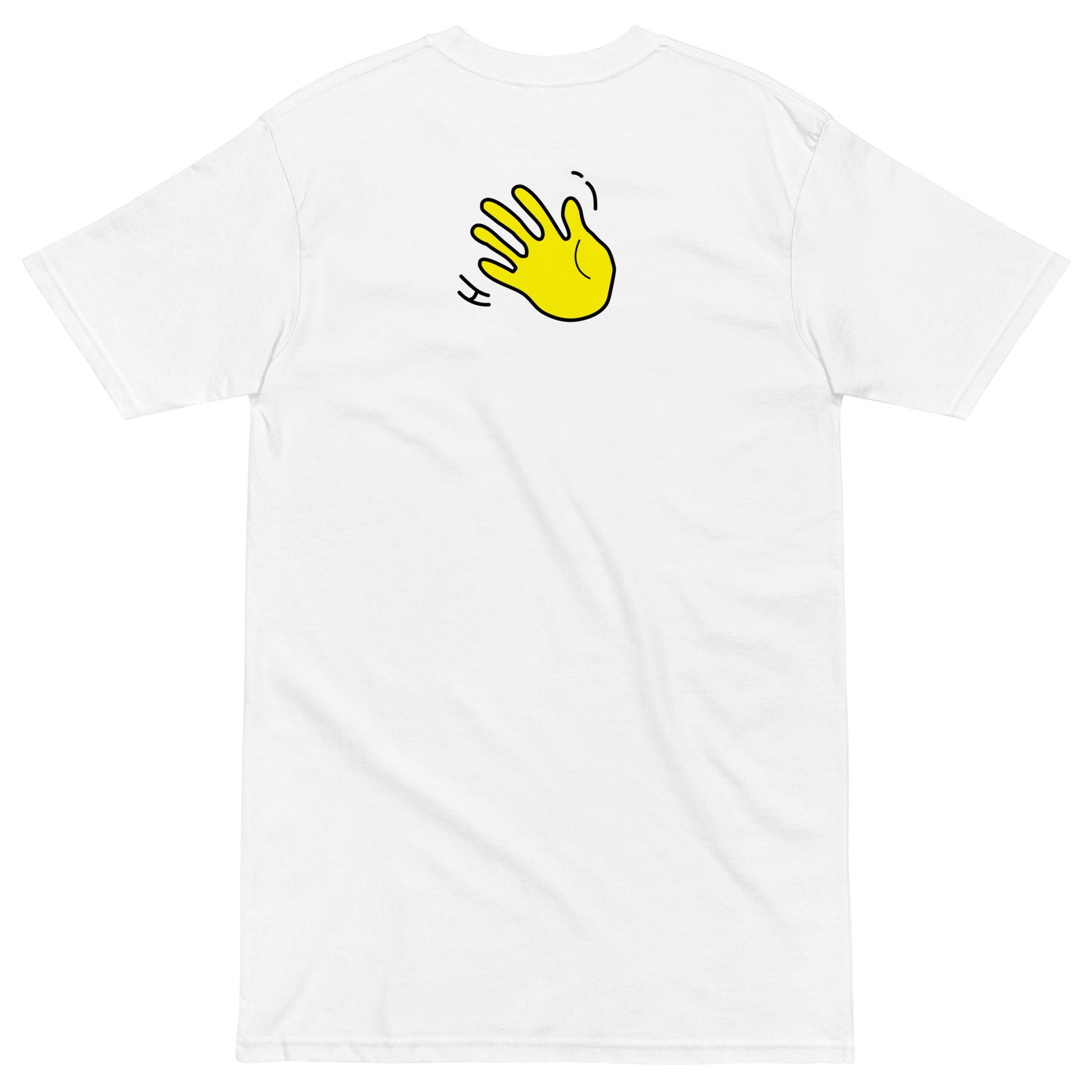 Hey Soul Sister Hi tee white back Hi logo