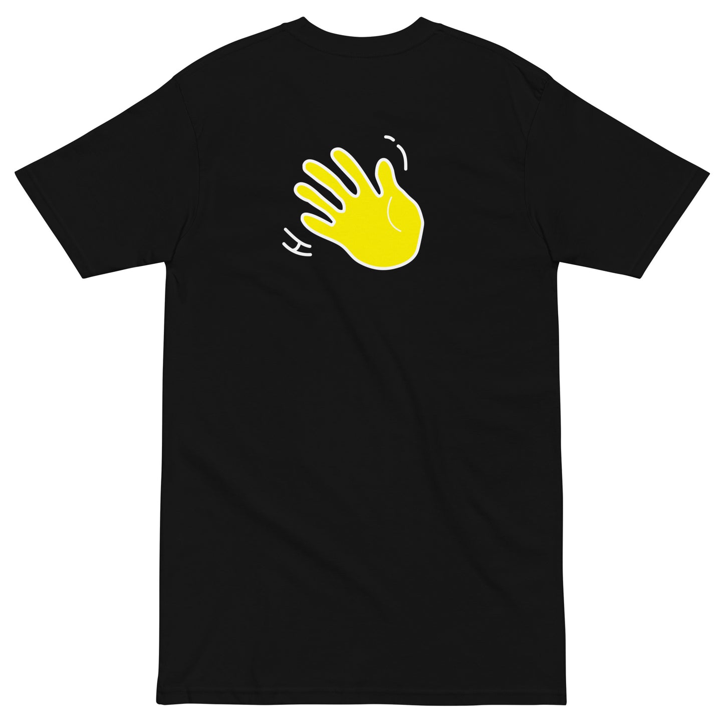 Hi Ahoy T shirt in black back