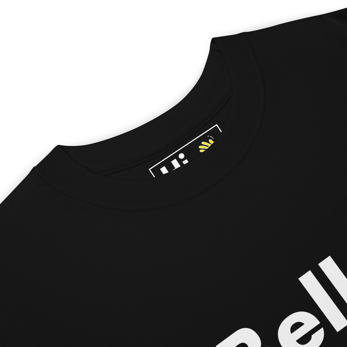 Hi Bello Minions Despicable Me Greeting T shirt in black front