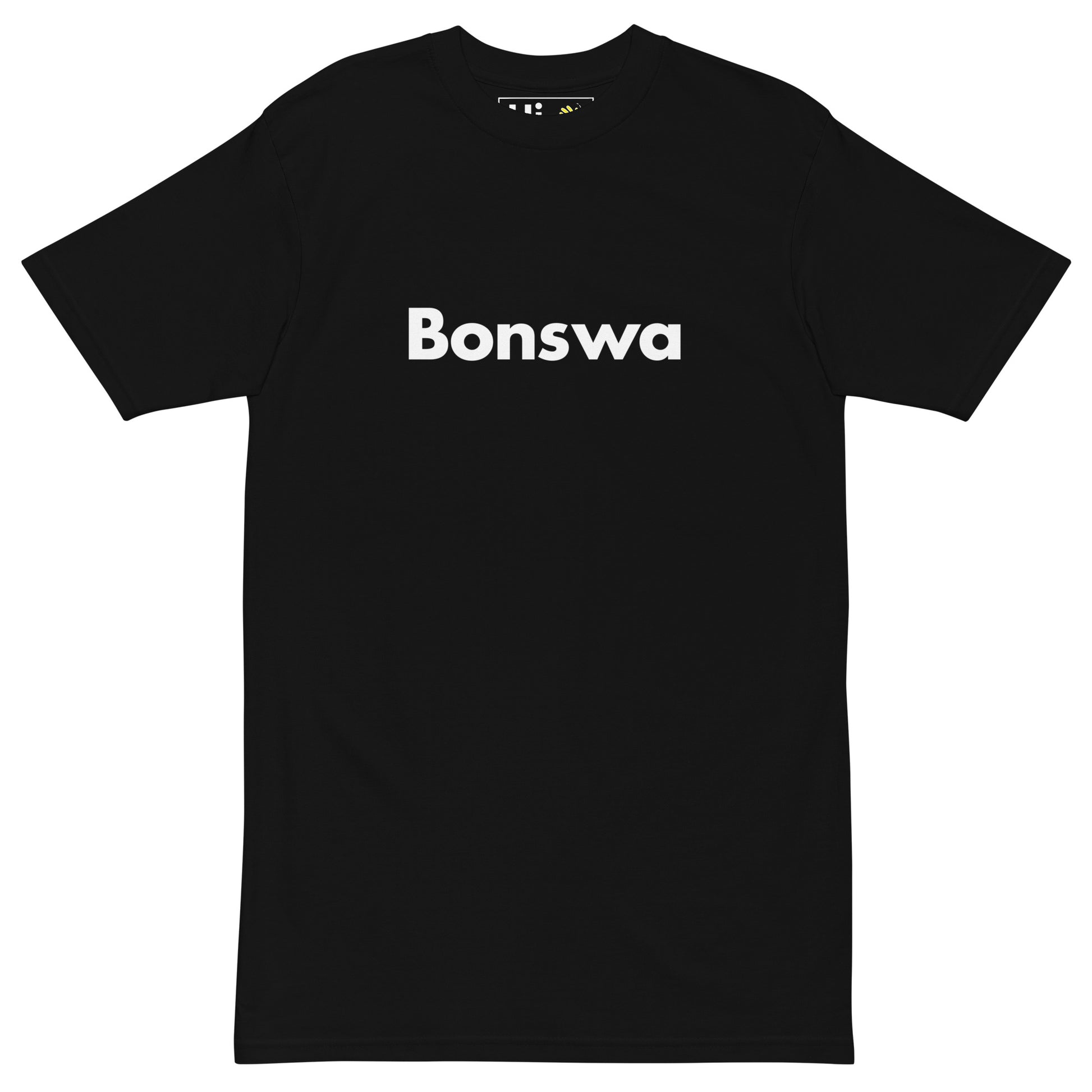 Hi Bonswa Haitian Creole Greeting t shirt in black