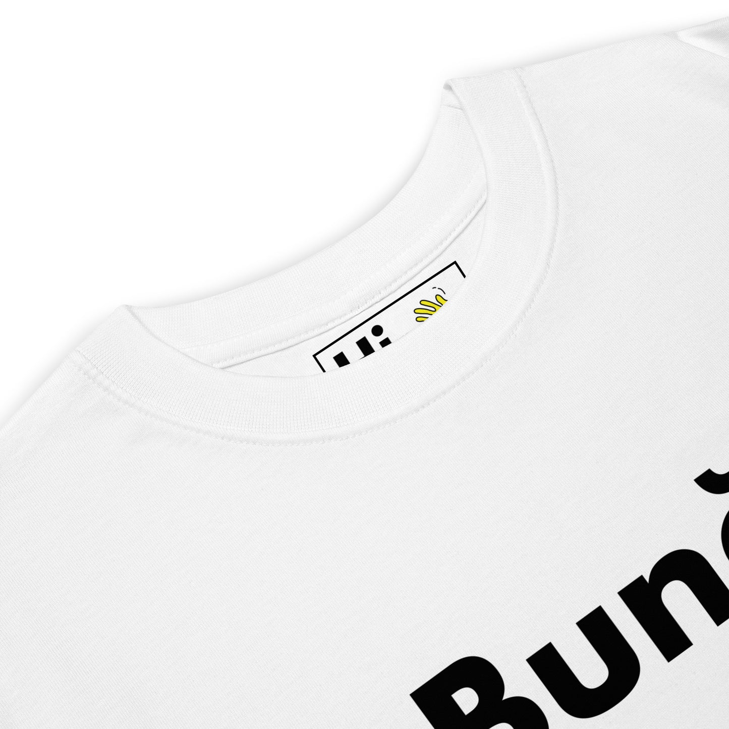 Hi Buna Romanian Greeting T shirt in white front