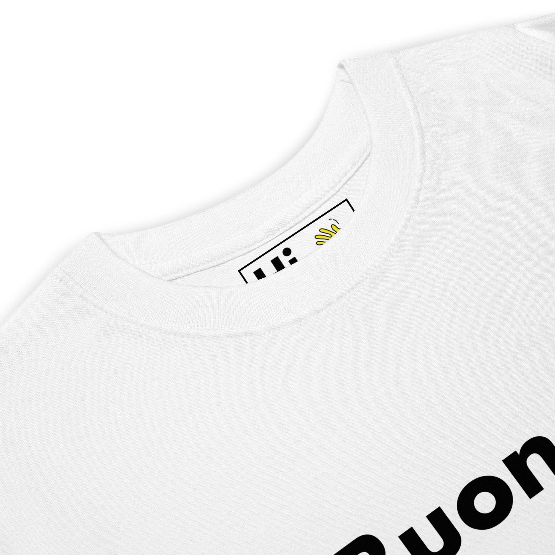 Hi Buondi Italian Good day Greeting T shirt in white front