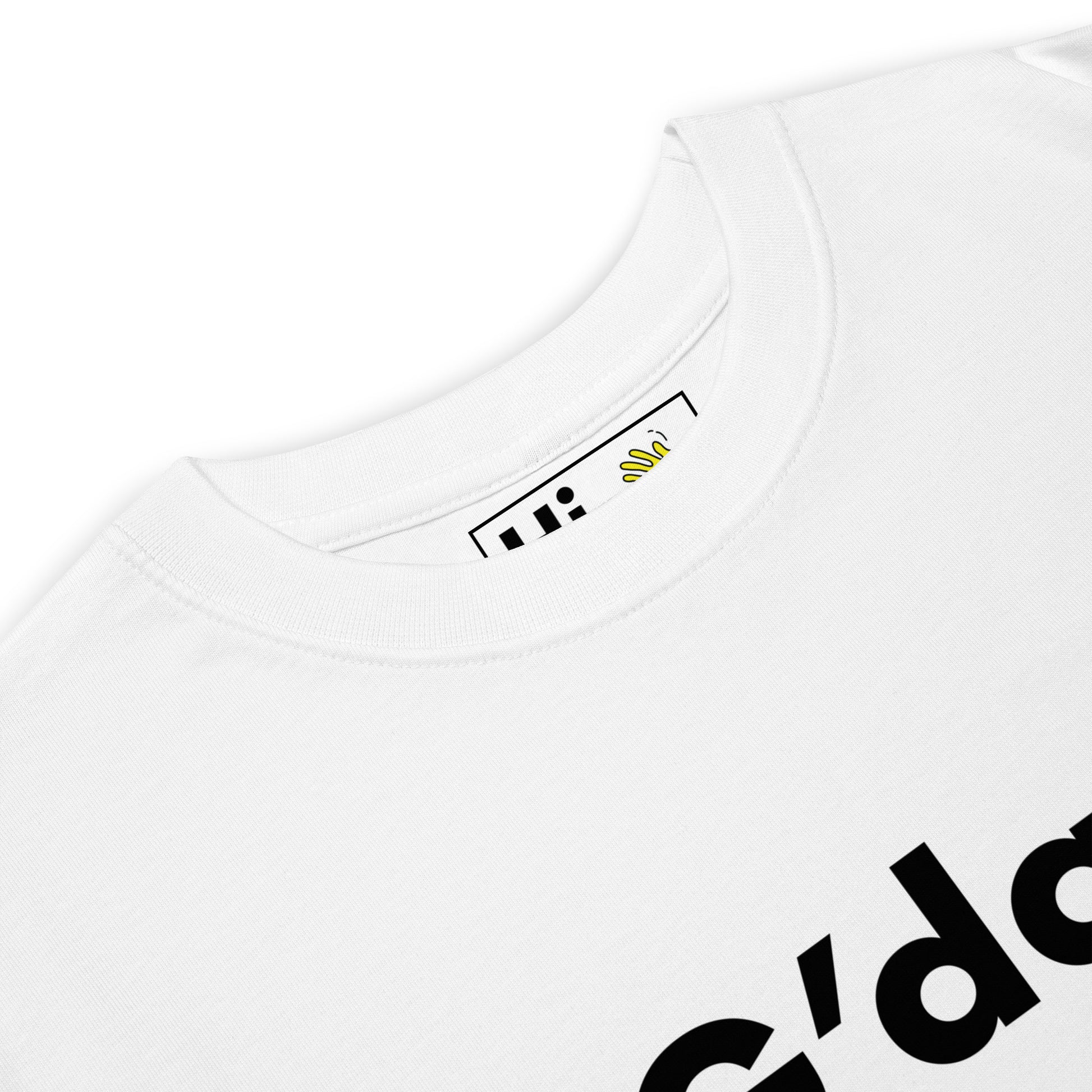 Hi G'day Australian Greeting in white front detail