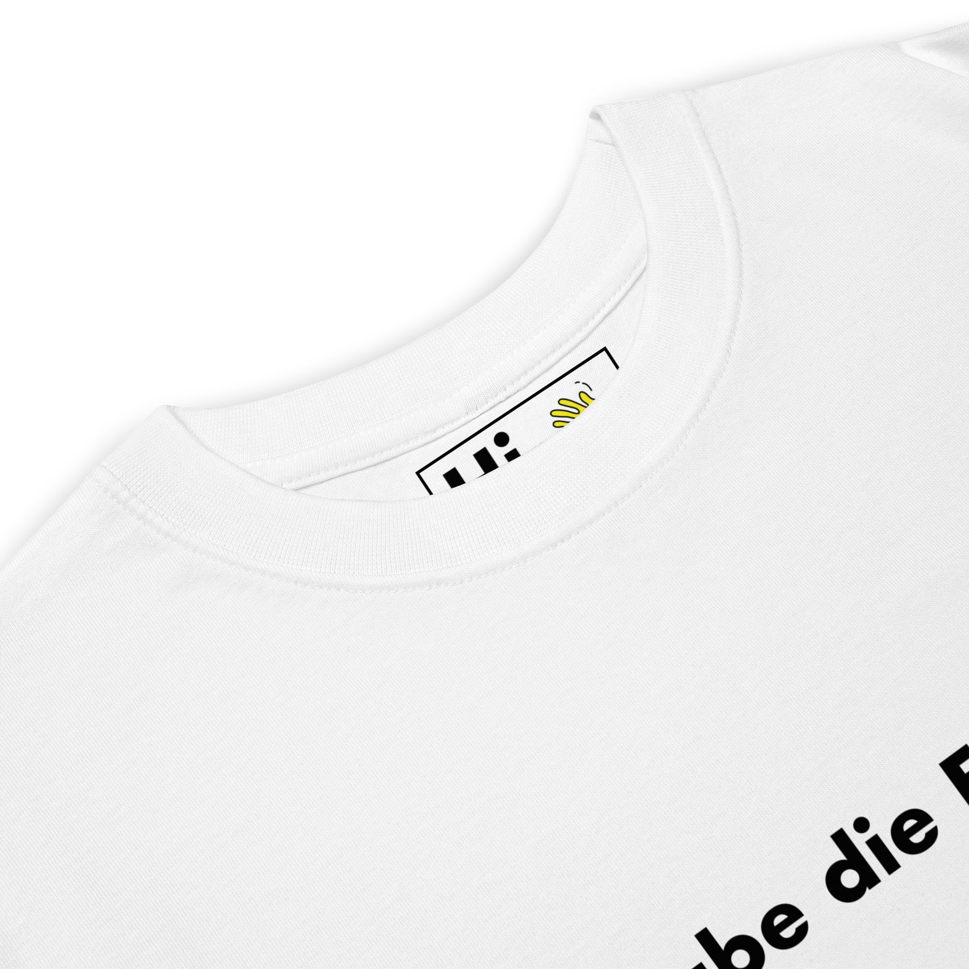 Hi Habe die Ehre German Greeting T shirt in white front detail