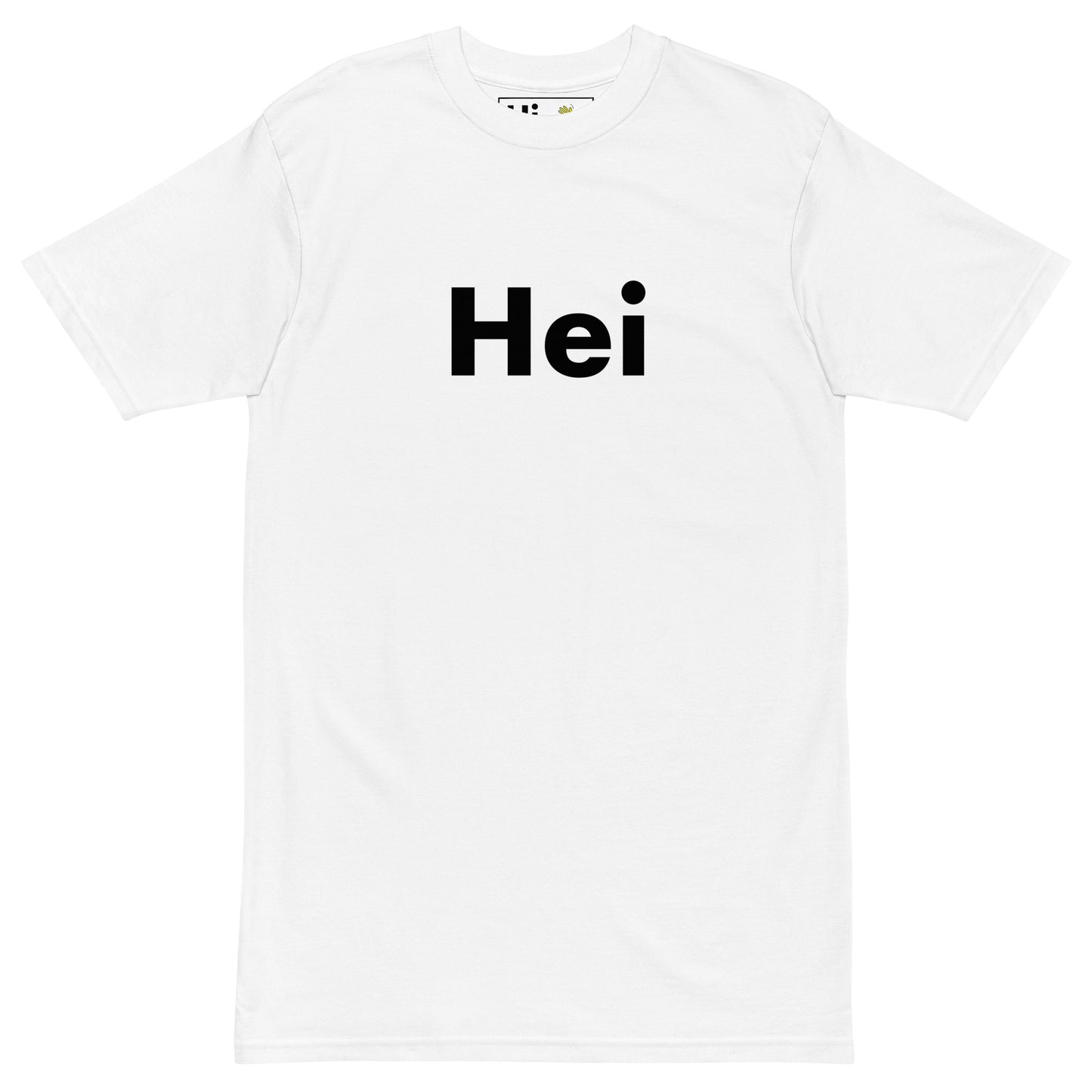 Hi Hei Finnish Greeting T shirt in white