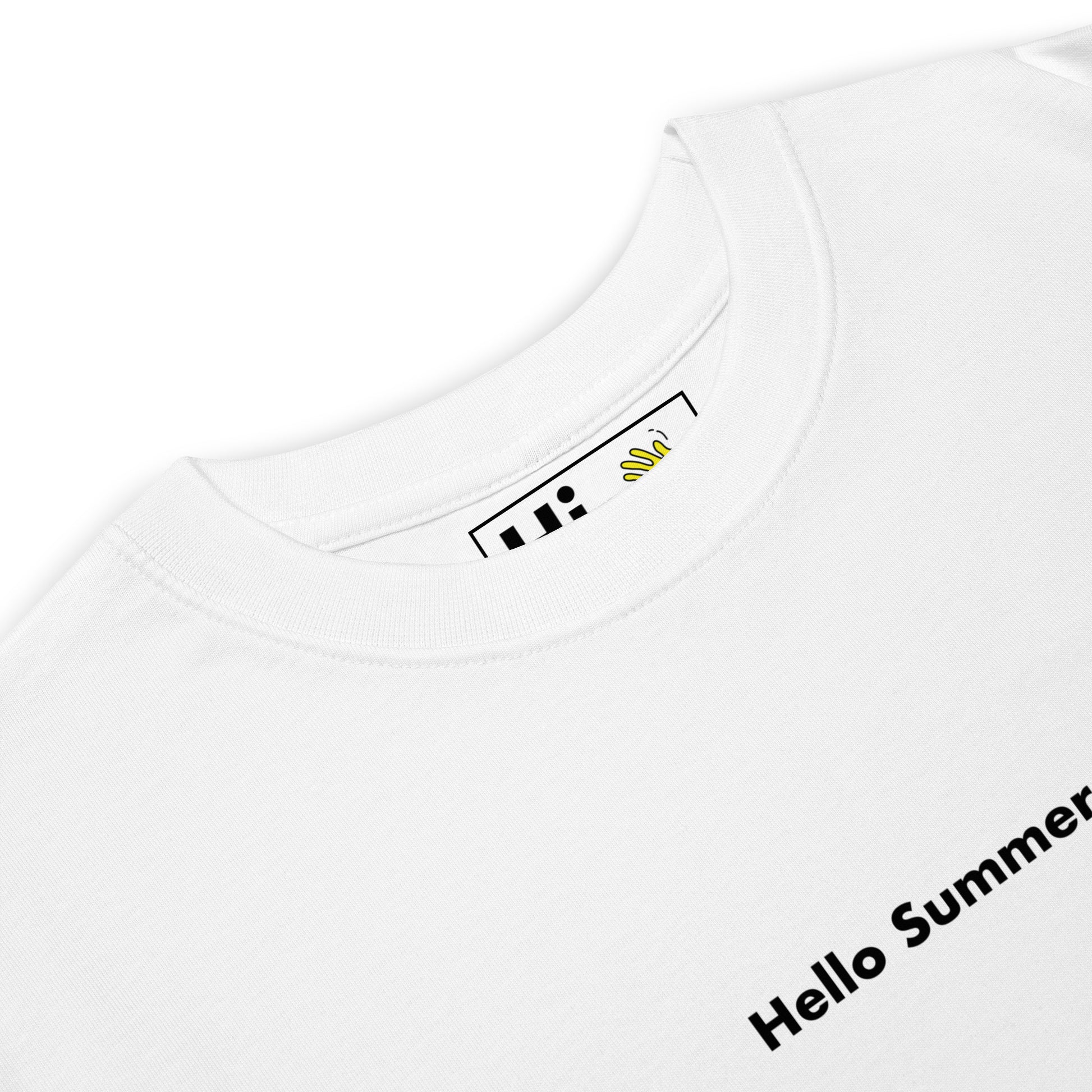 Hi Hello Summer white front detail