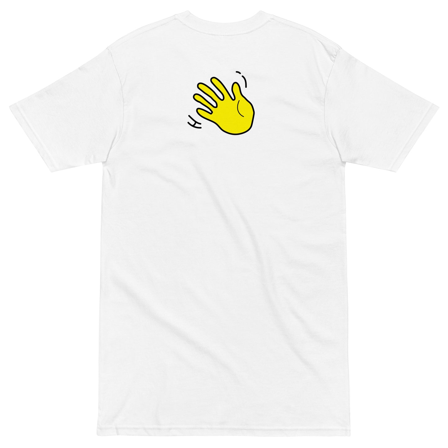 Hi Hello World white back detail