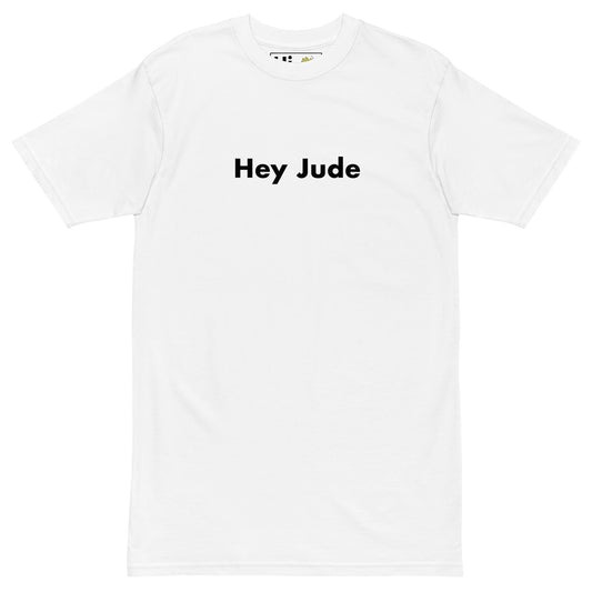 Hi Hey Jude The Beatles Greet Tee shirt in white