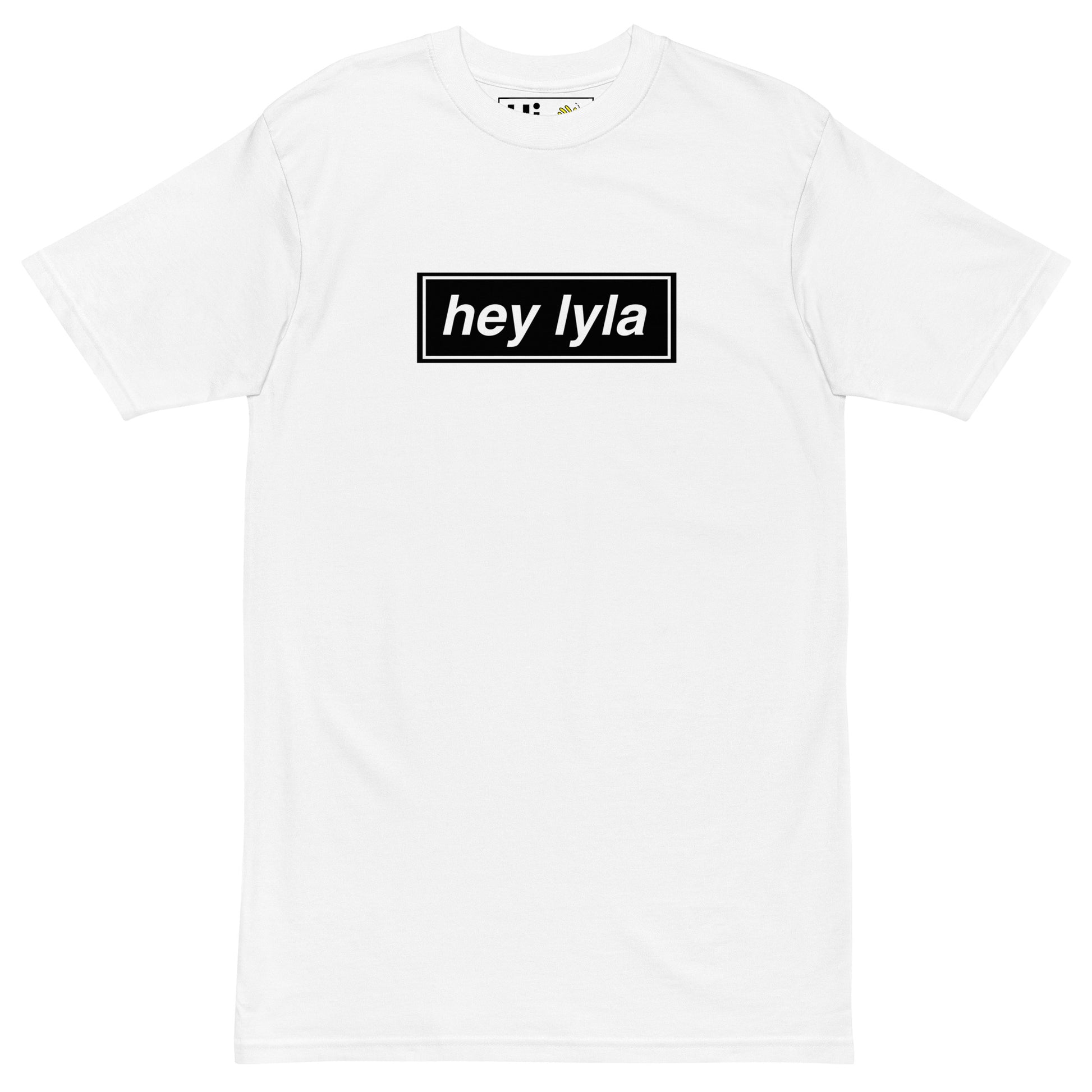 Hi Hey Lyla Oasis Live in 25 Greet Me At The Concert Decca Logo Tee Shirt in white