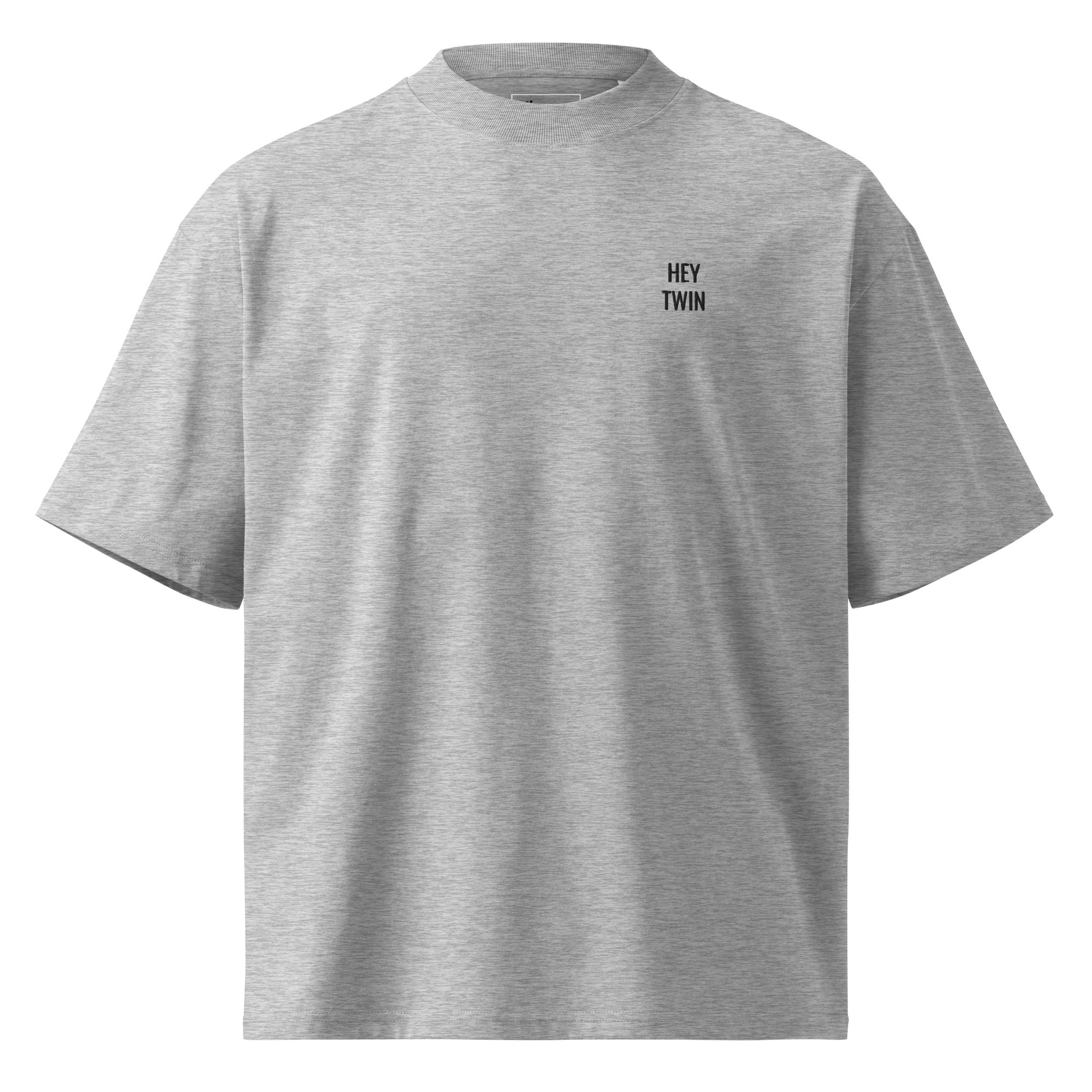 Hi Hey Twin oversize tee grey front