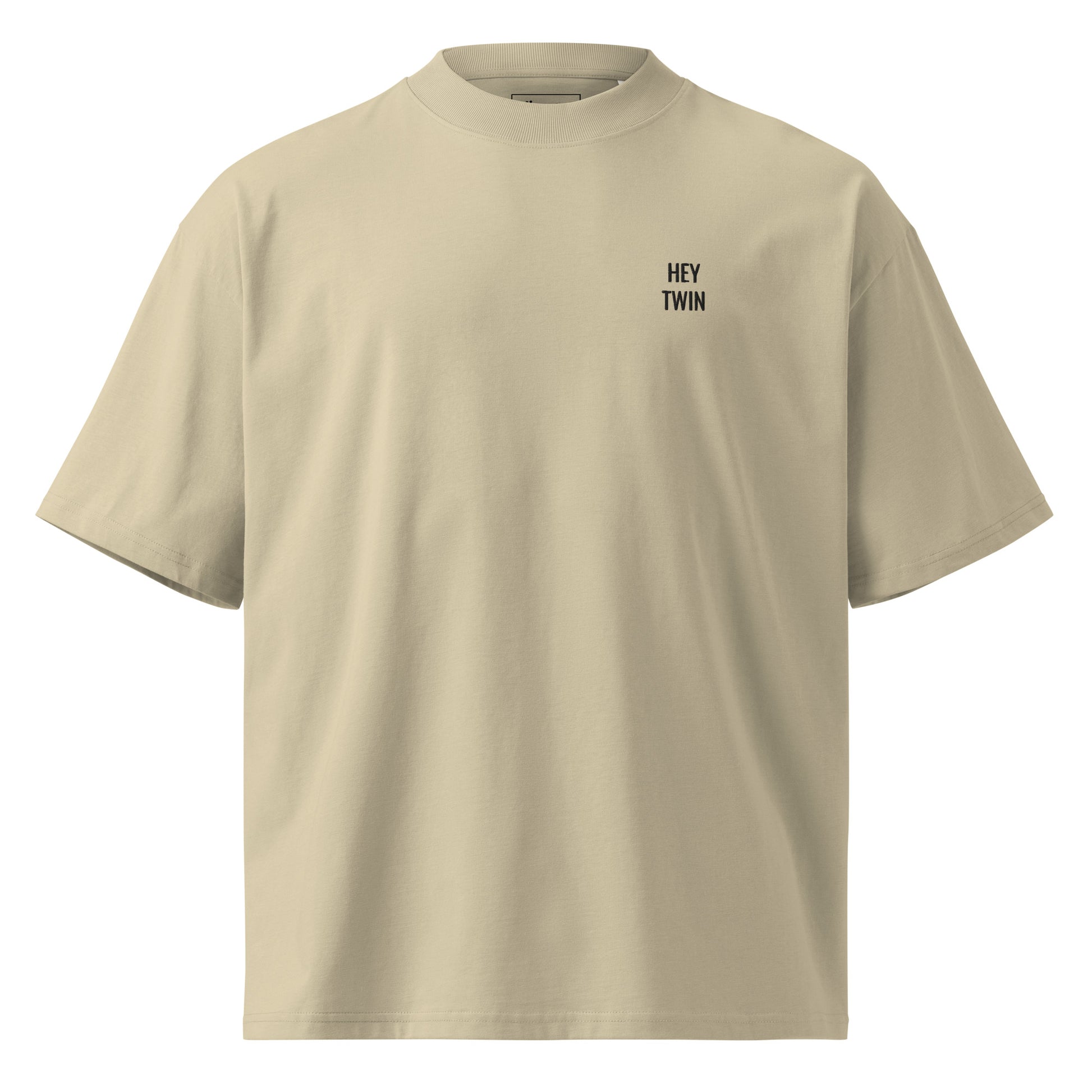 Hi Hey Twin oversize tee stone front
