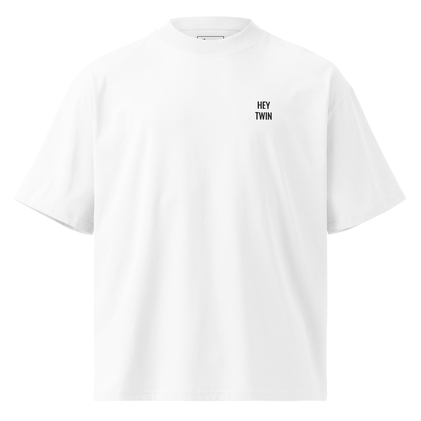 Hi Hey Twin oversize tee white front
