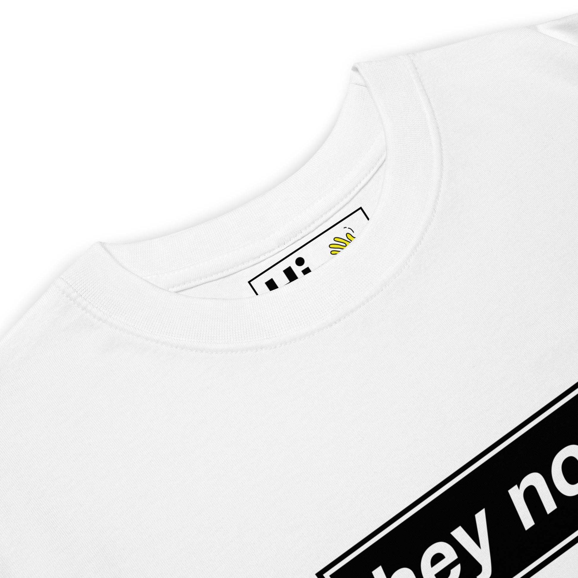 Hi Hey now Oasis Live in 25 Greet Me At The Concert Decca Logo Tee Shirt in white front