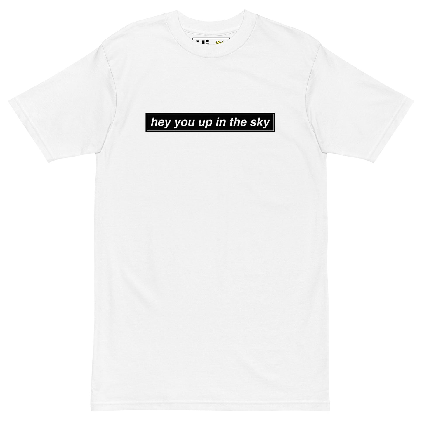 Hi Hey you up in the sky Oasis Live in 25 Greet Me At The Concert Decca Logo Tee Shirt in white