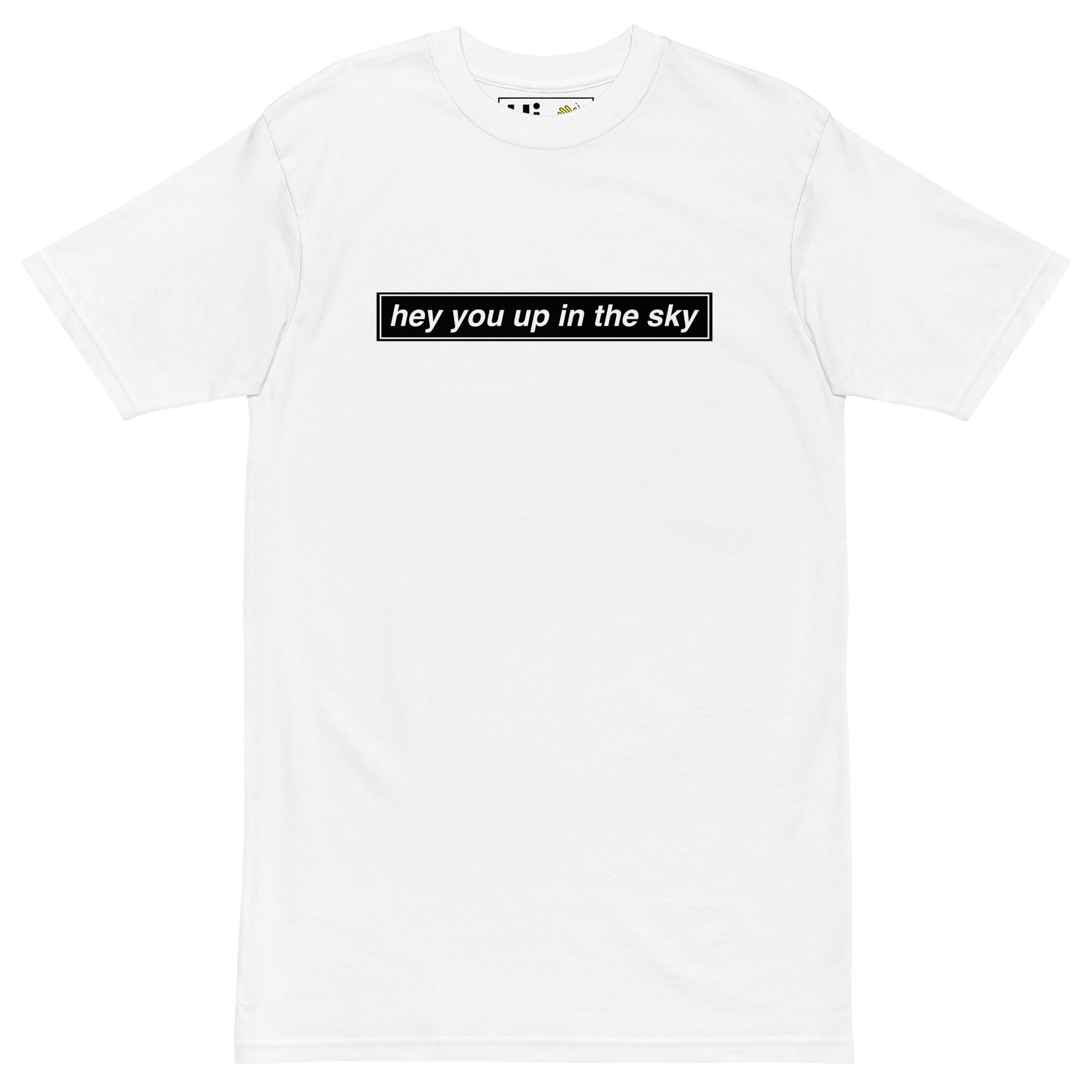 Hi Hey you up in the sky Oasis Live in 25 Greet Me At The Concert Decca Logo Tee Shirt in white