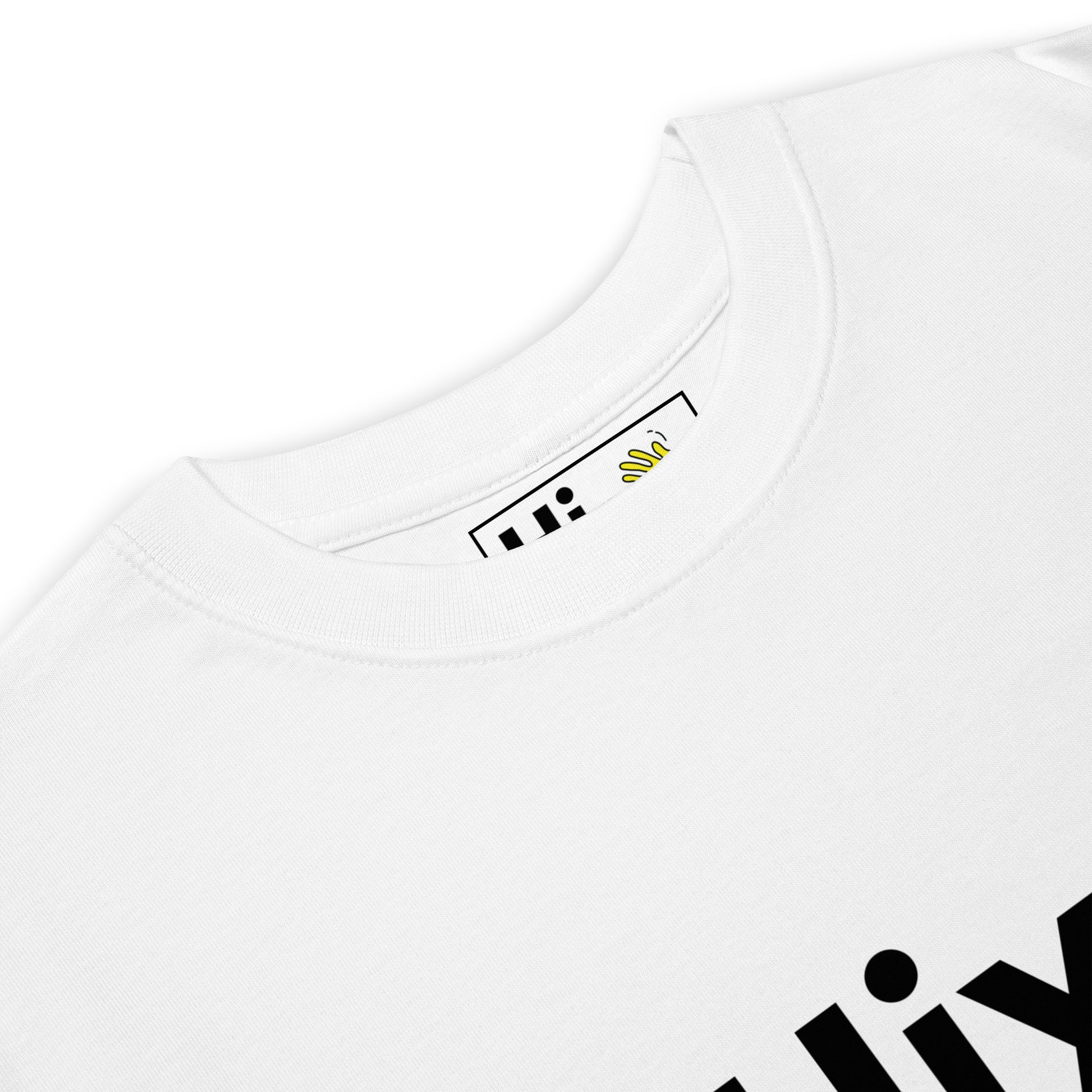 Hi Hiya Tee Friendly Greeting T shirt in white front