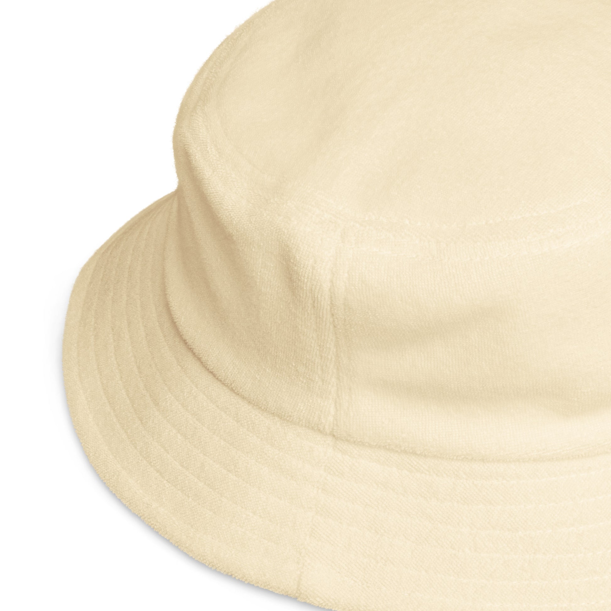 Hola Fuzzy Bucket Hat in yellow by Hi 👋 Happy interactions 