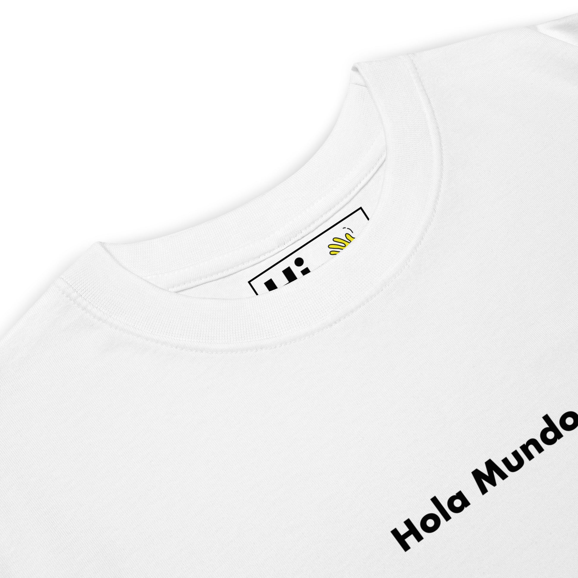 Hi Hola Mundo front detail