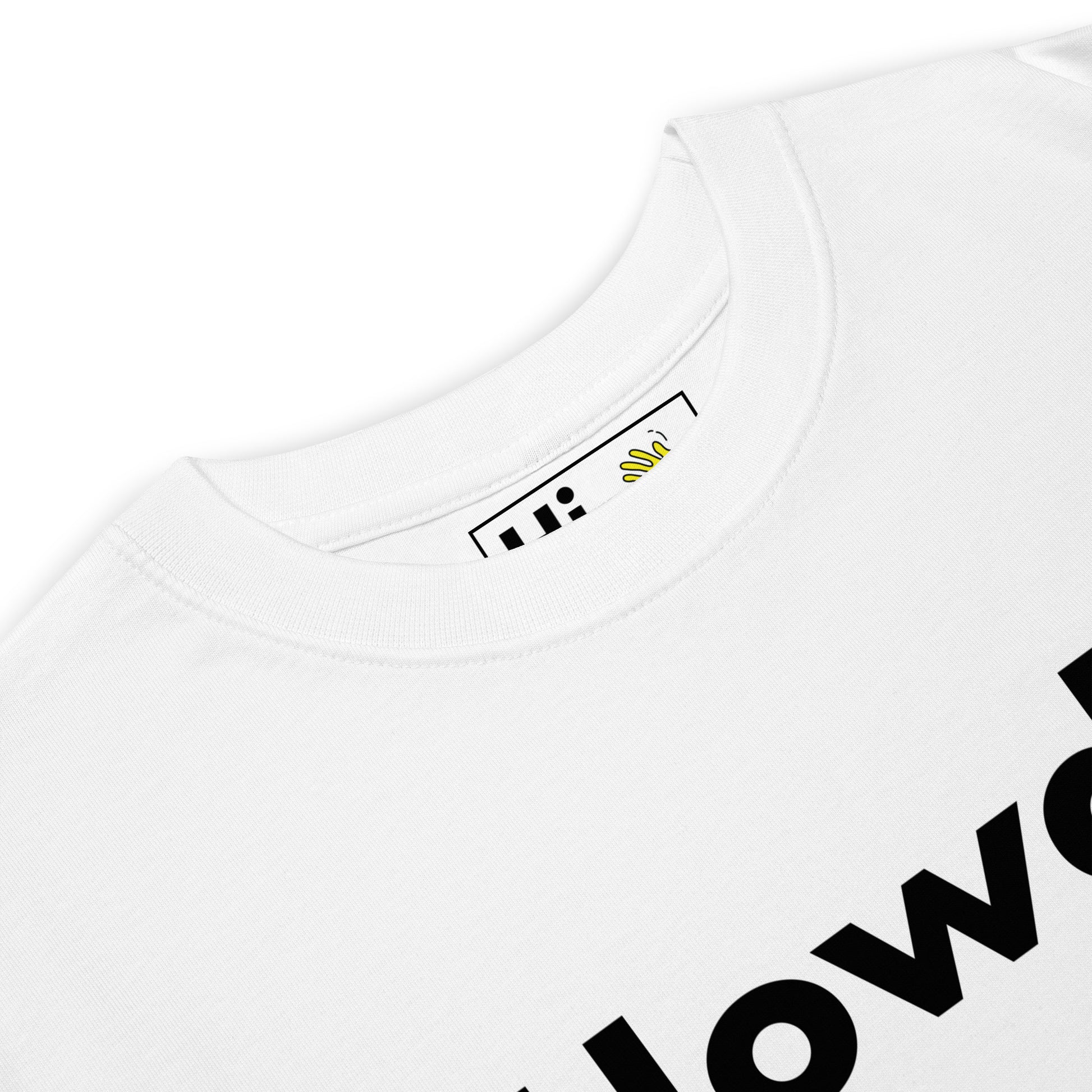 Hi Howdy USA Greeting T shirt in white front detail