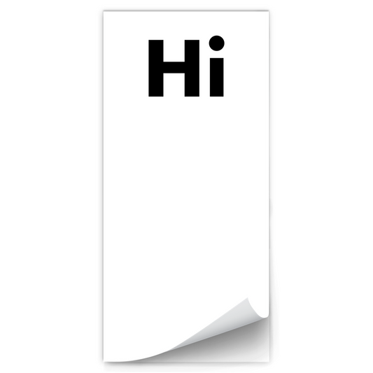 Hi Magnetic 40 page notepad