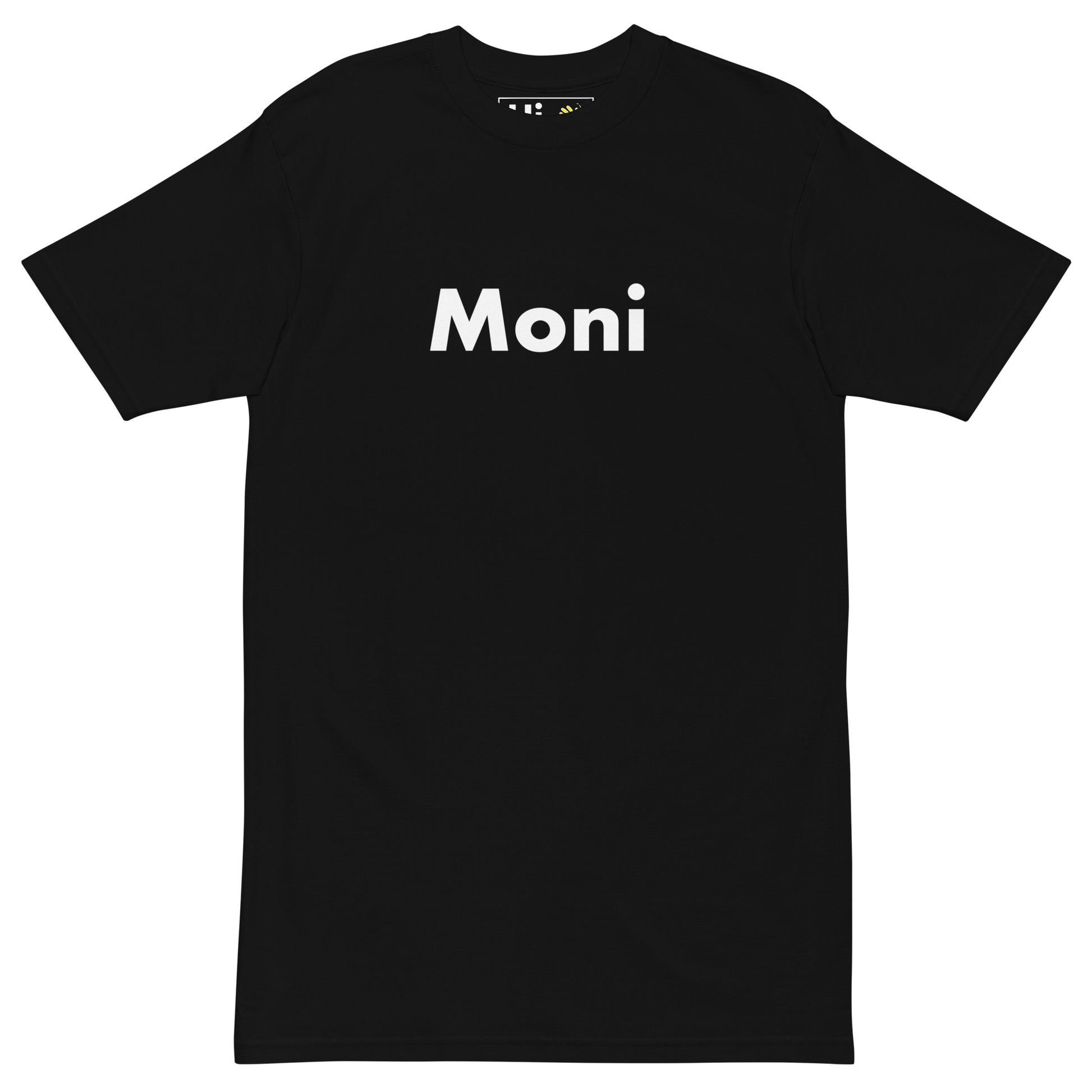 Hi Moni Malawian Greeting T shirt in black