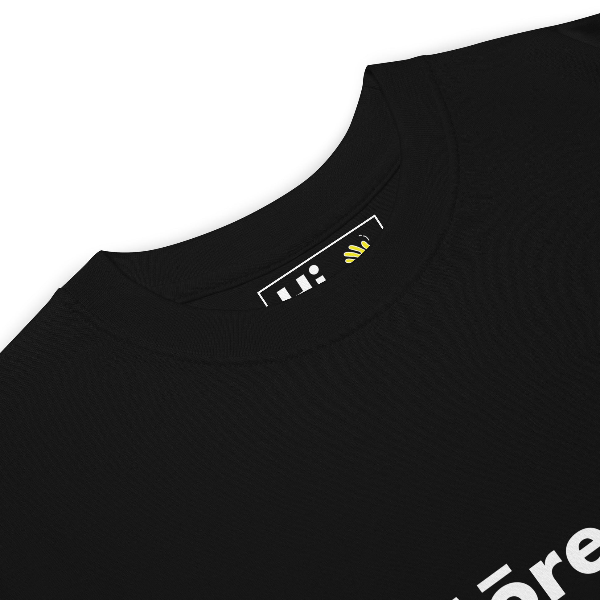 Hi Morena Good Morning Maori Greeting T shirt in black front detail