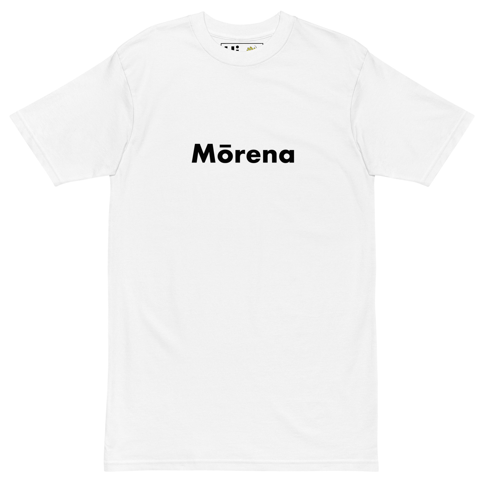 Hi Morena Good Morning Maori Greeting T shirt in white
