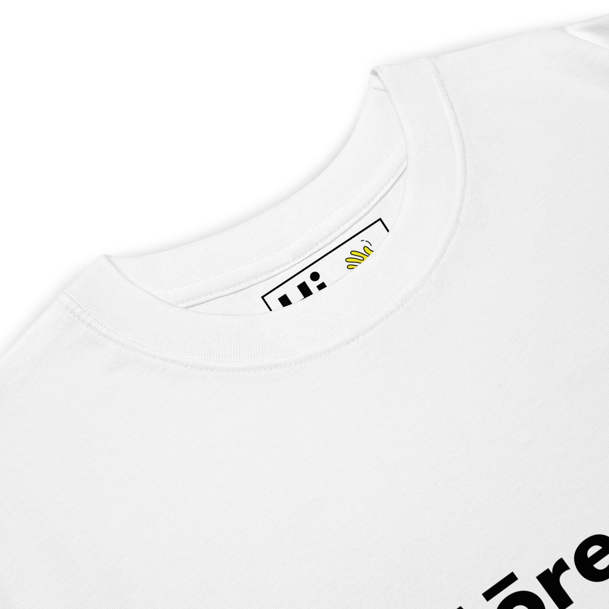 Hi Morena Good Morning Maori Greeting T shirt in white front detail