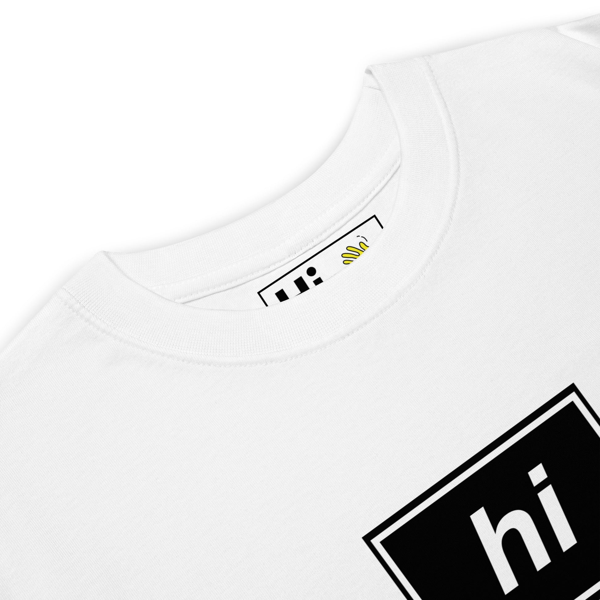 Hi Oasis Band Hi T Shirt Decca Logo Inspired front detail